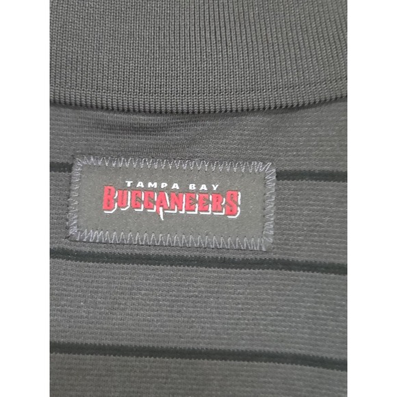 Tampa Bay Buccaneers Shirt Mens Medium Gray NFL Football Nike Dri Fit Polo - Picture 9 of 11
